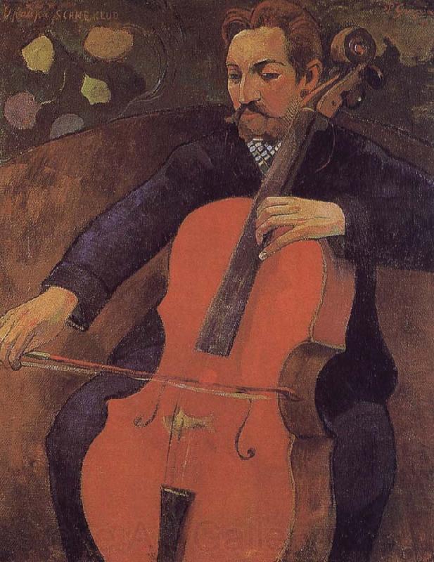 Paul Gauguin Cello Norge oil painting art